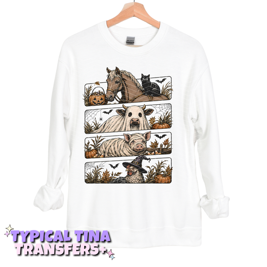 Spooky animals | DTF Transfers | POD