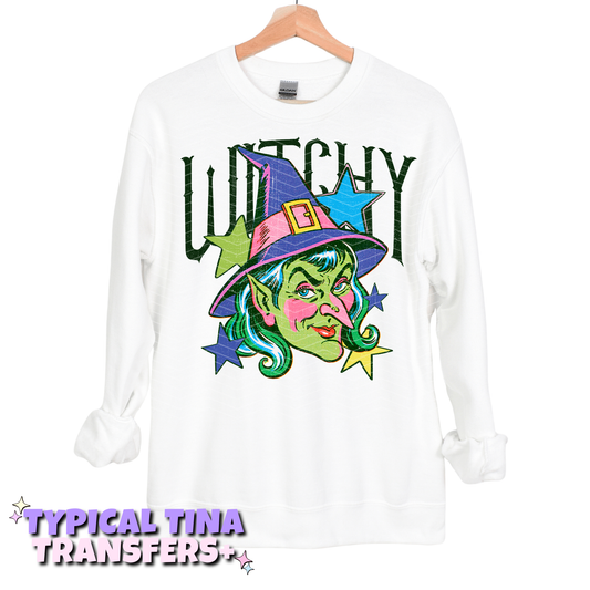Witchy (ugly witch) | DTF Transfers | POD