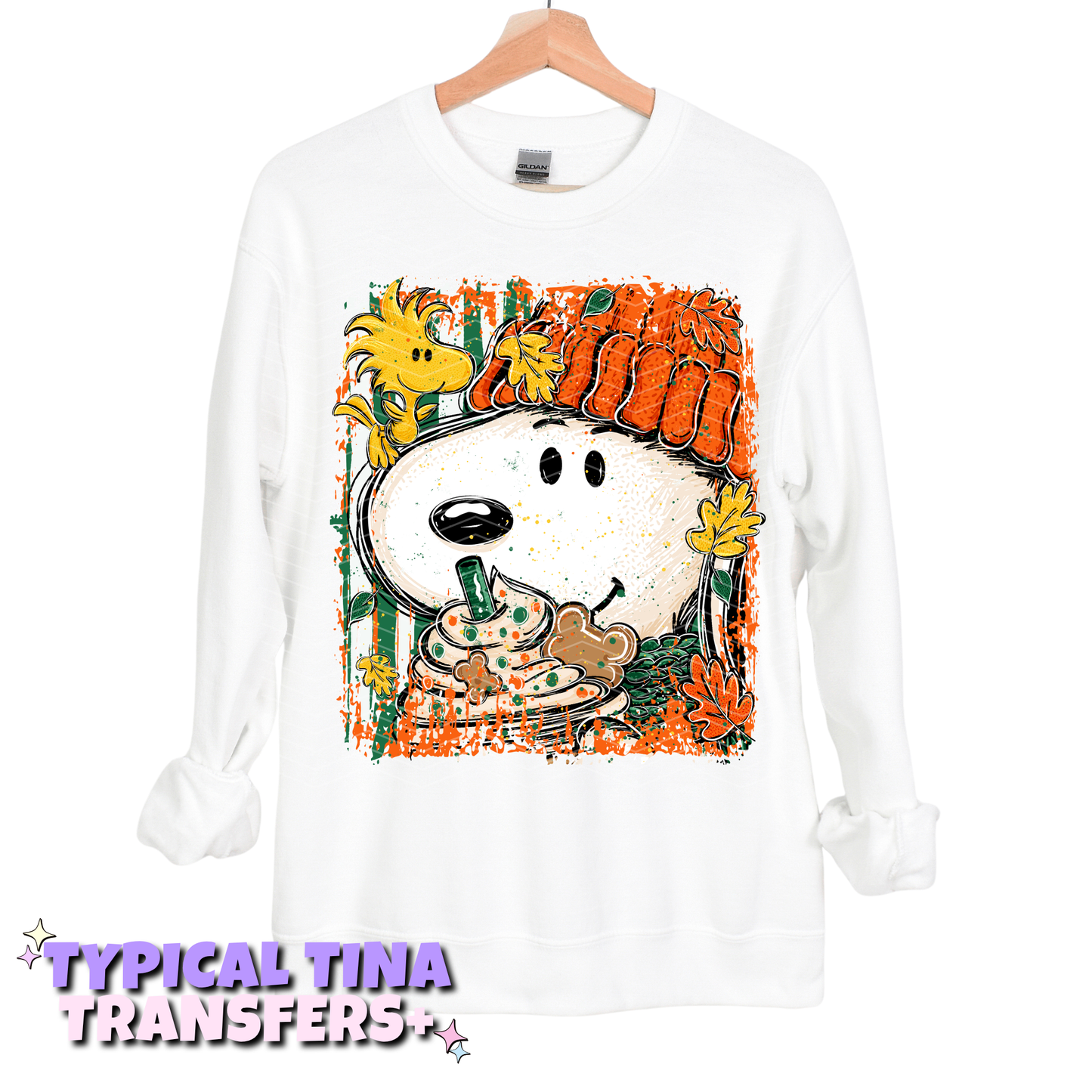 Sn00p fall w/ coffee | DTF Transfers | POD
