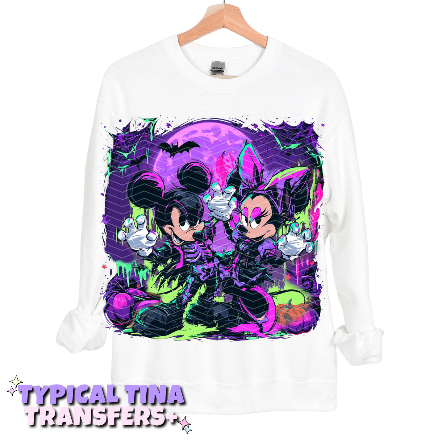 Neon M&M Mouse | DTF Transfers | POD