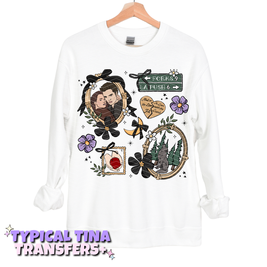 vampire in frames | DTF Transfers | POD