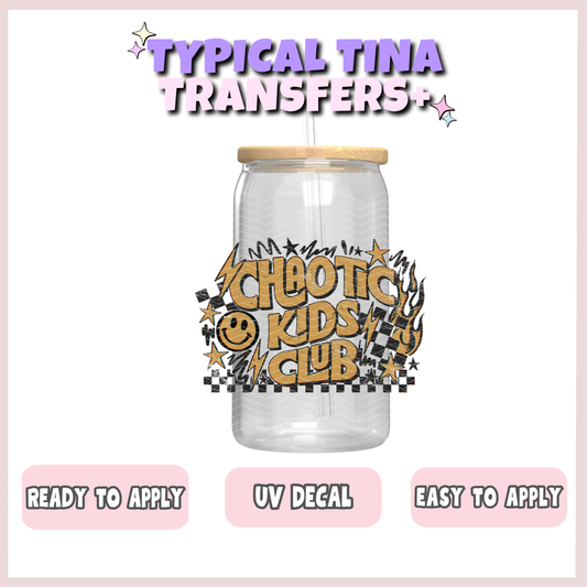 Chaotic kids club | UV decals | POD