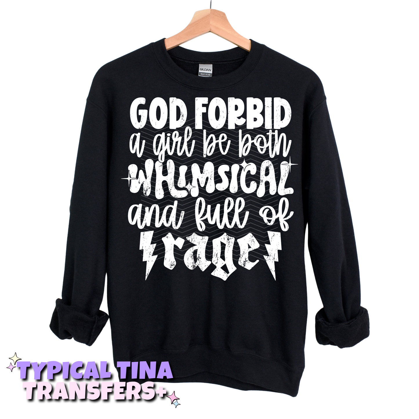 whimsical and full of rage | DTF Transfers |POD