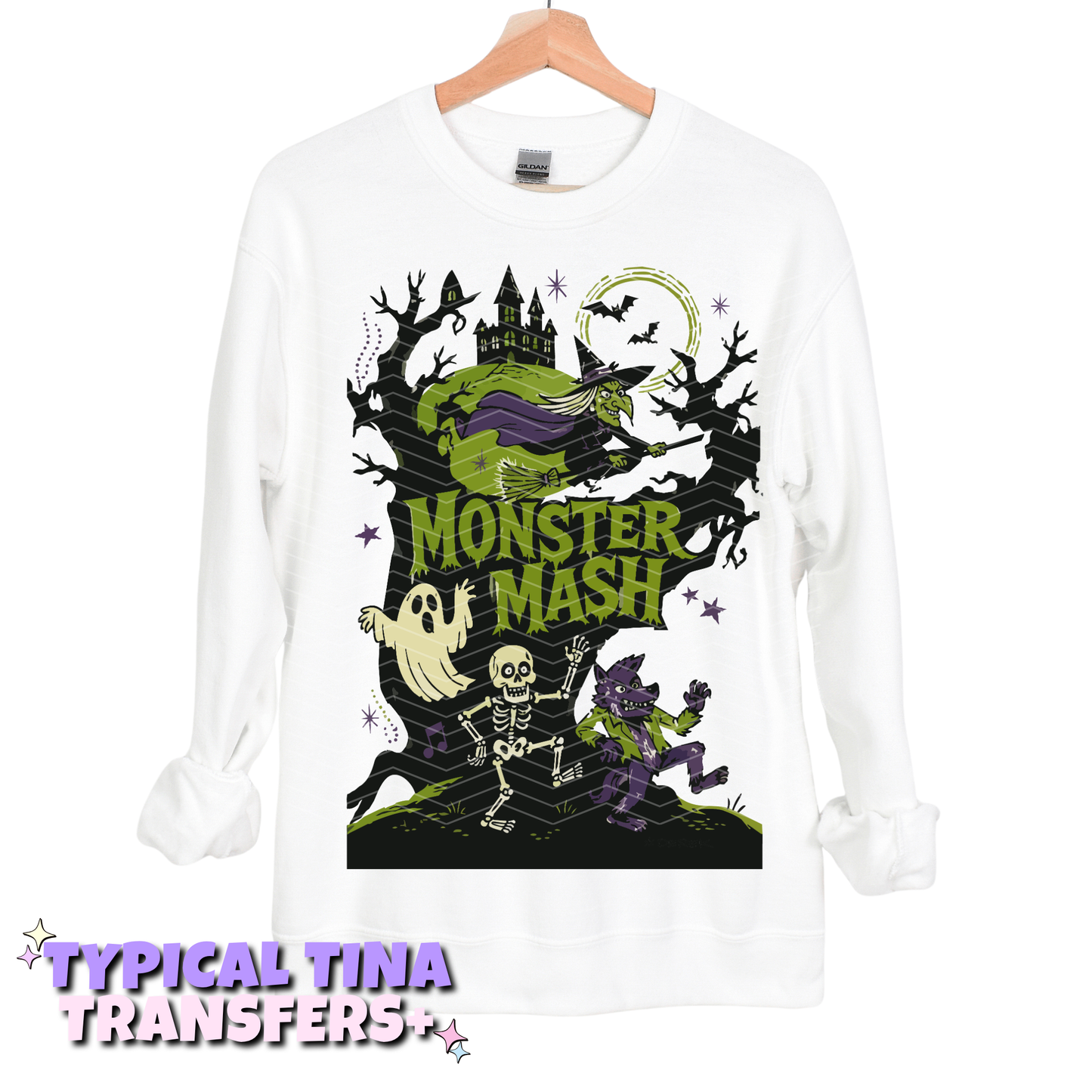 Monster Ma$h w/ house | DTF Transfers | POD