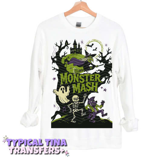 Monster Ma$h w/ house | DTF Transfers | POD