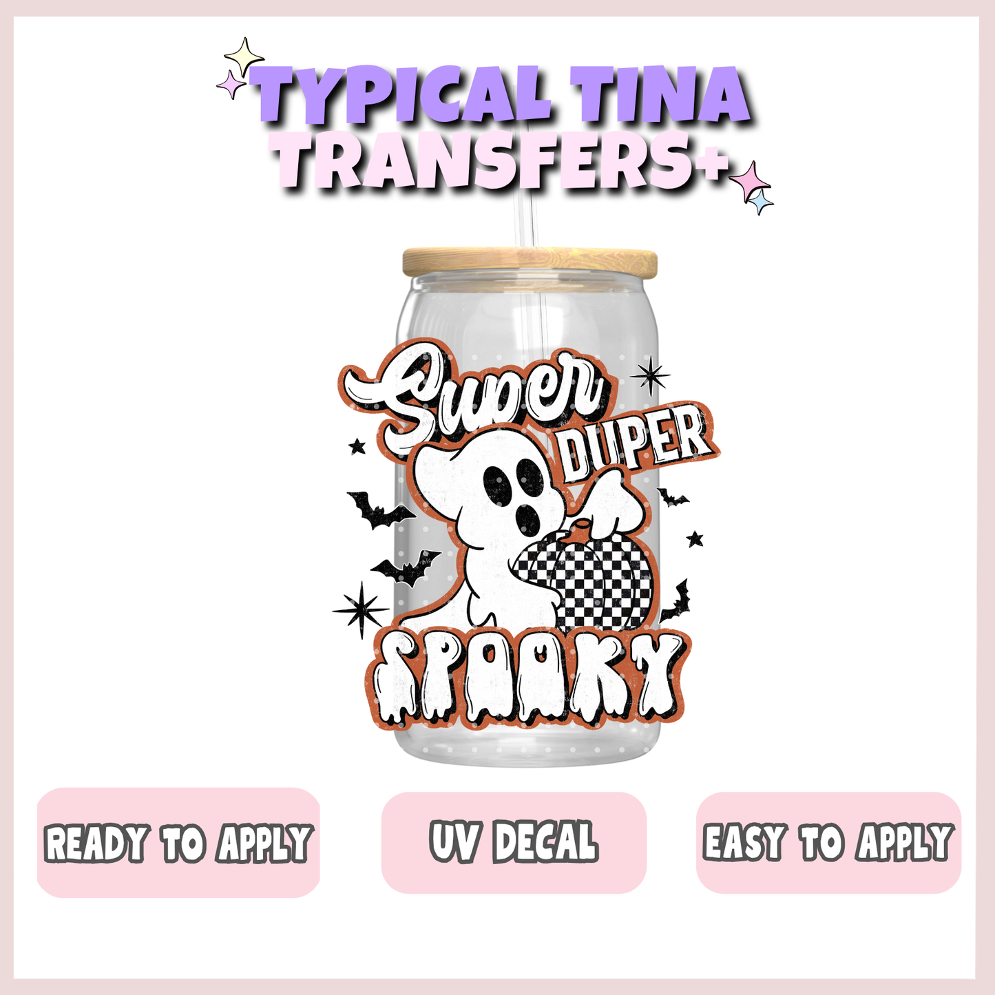 Super duper spooky | UV decals | POD