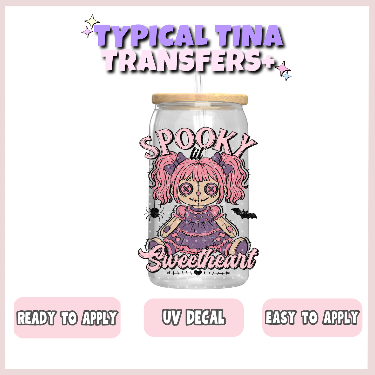 Spooky sweetheart | UV decals | POD